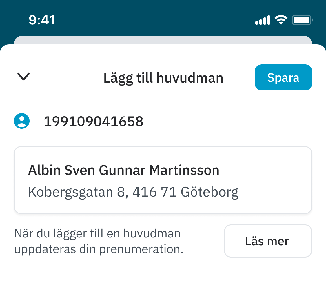 Screenshot of adding a trustee in Aider